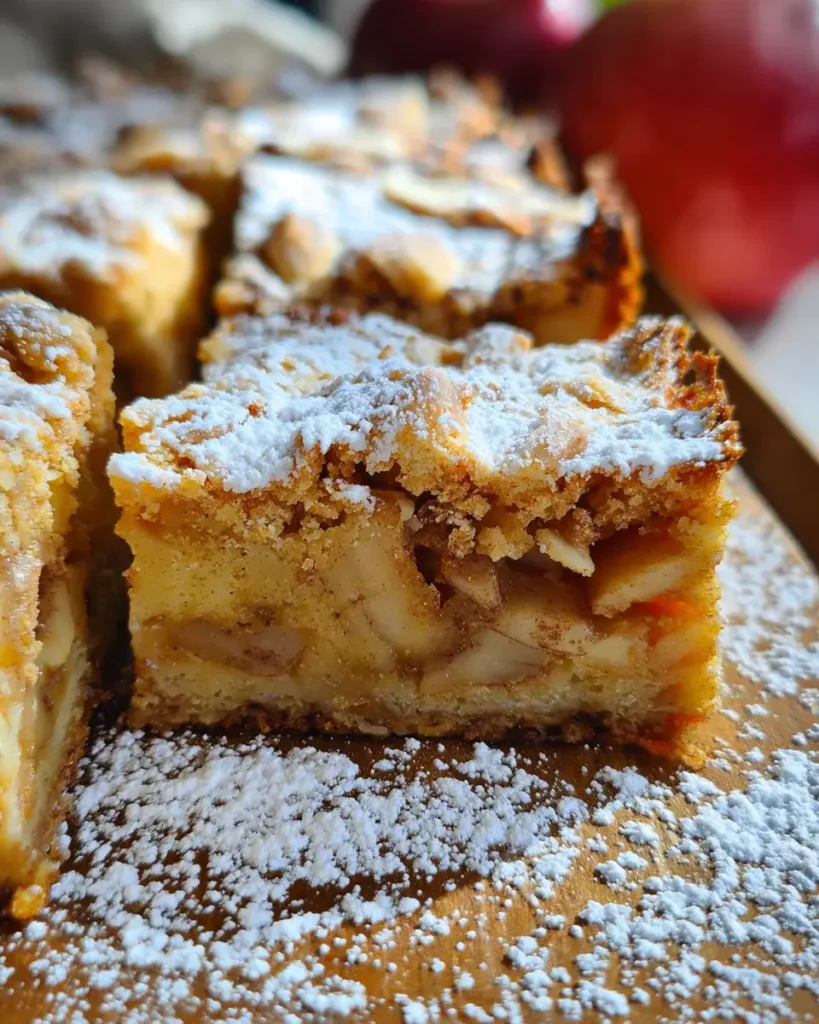 Zimt Apfel Blondies Rezept