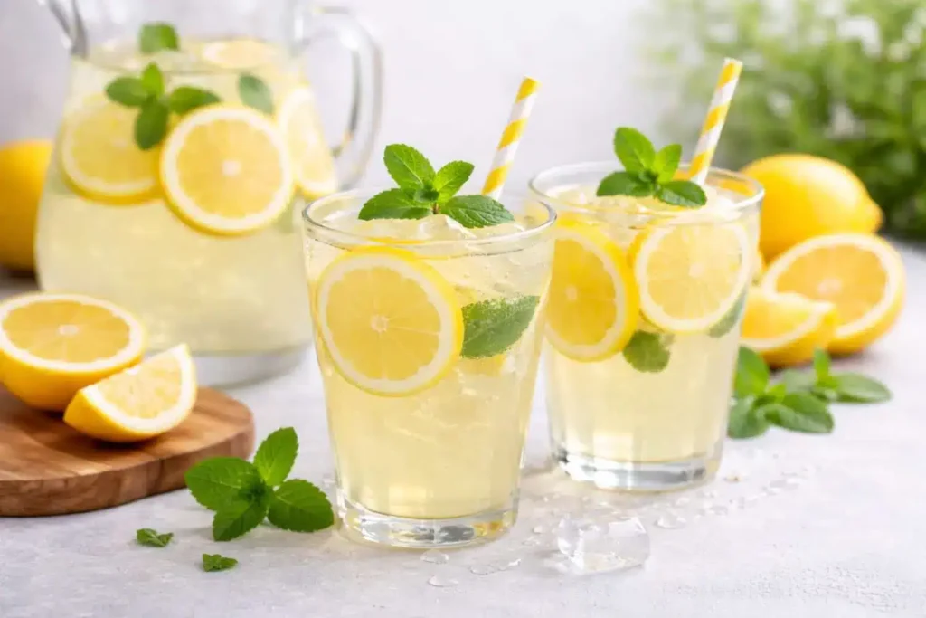 Zitronenlimonade selber machen