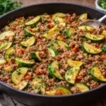 ZucchiniHackfleischPfanne 1
