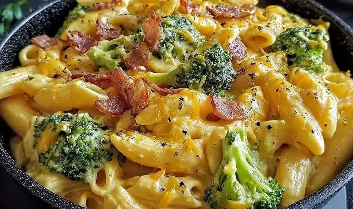 cremigepastapfannebrokkolibaconrezept