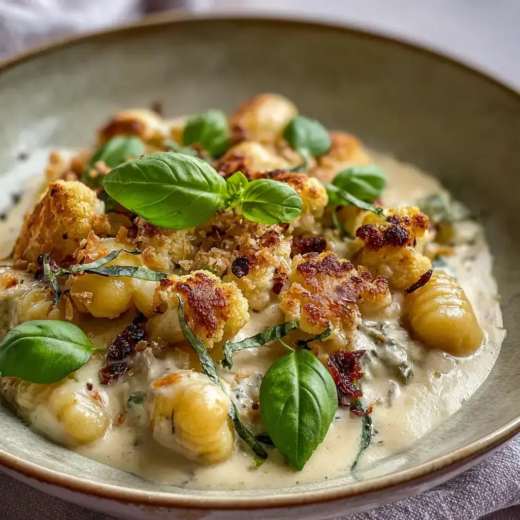 gebratene gnocchi karamellisierter blumenkohl rezept