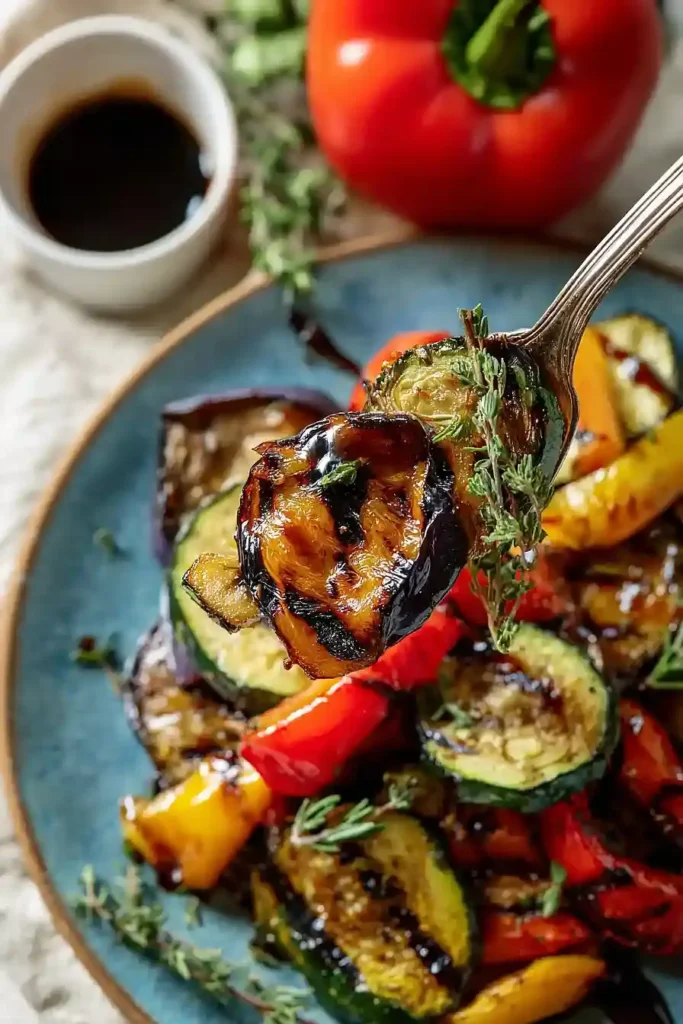 gegrilltes antipasti gemüse