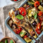 mediterranesHahnchenAuflaufAuberginen