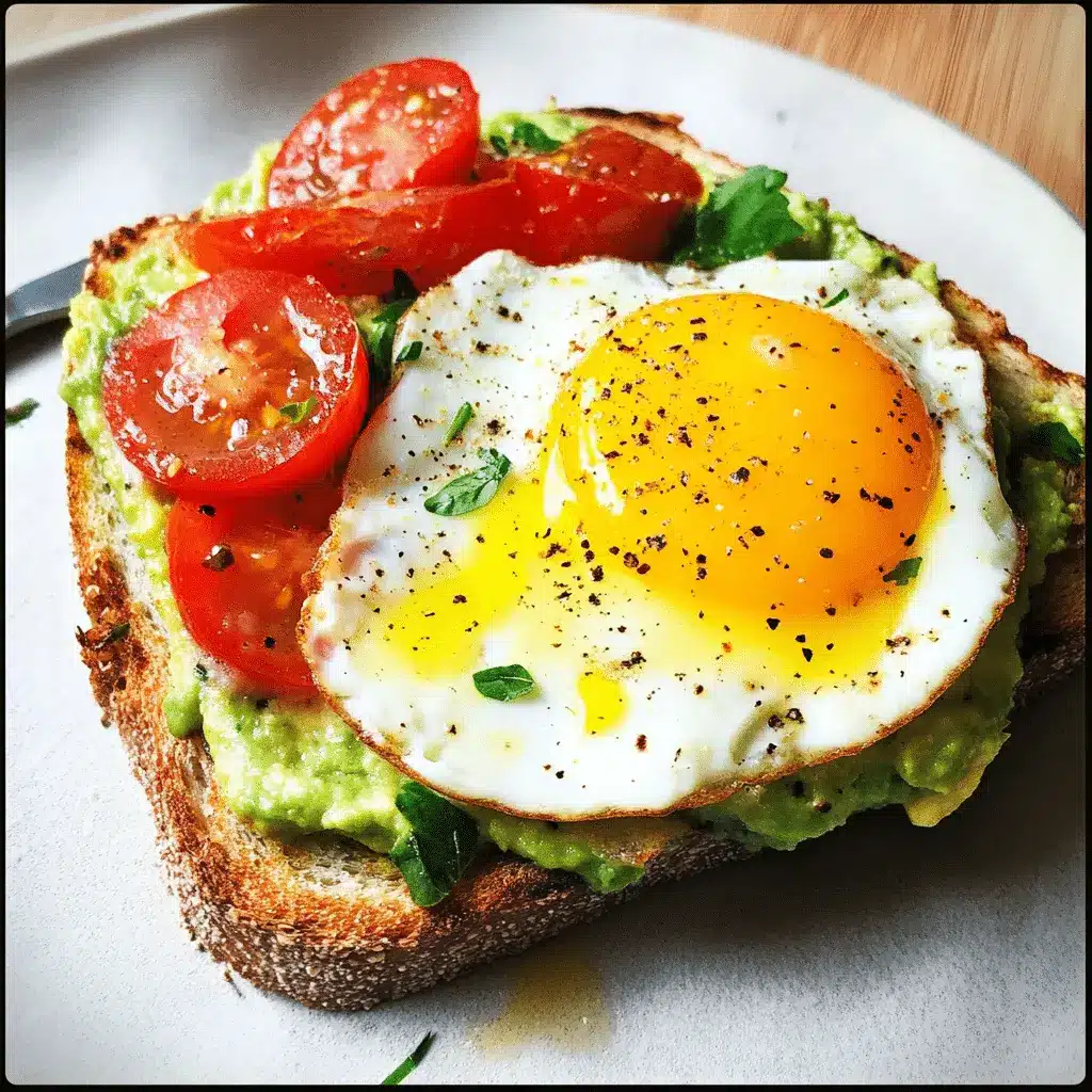 Avocado Toast mit Ei Rezept