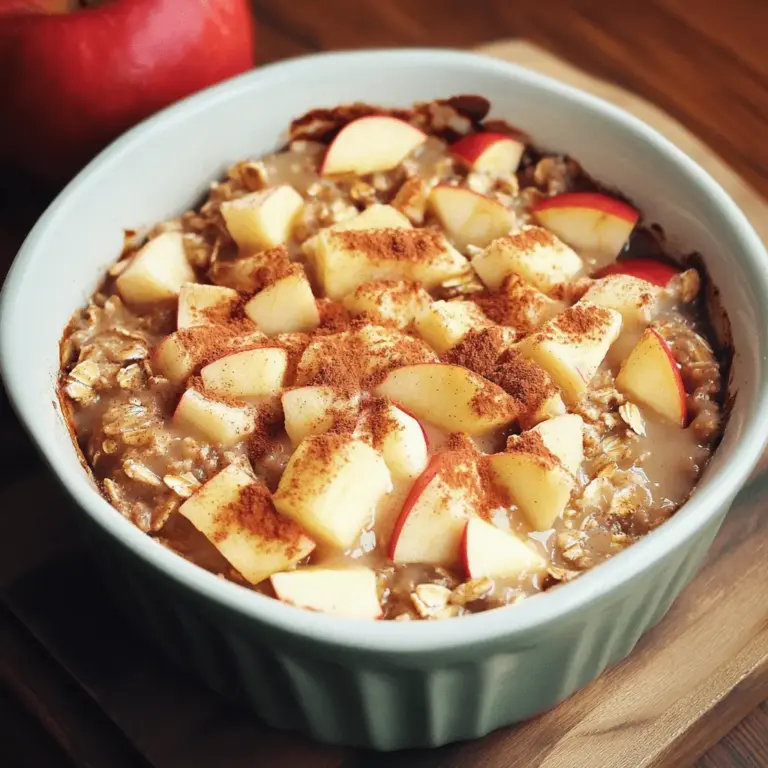 Baked Oatmeal Apfel-Zimt
