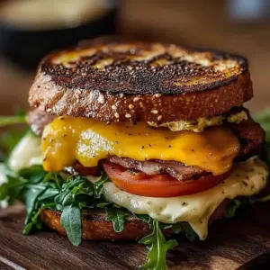 Bauernfrühstücks-Sandwich