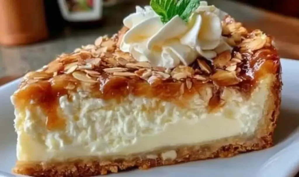 Bienenstich-Käsekuchen mit cremiger Quarkfüllung