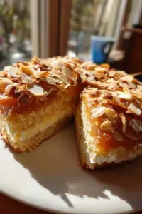 Klassischer Bienenstich Kuchen