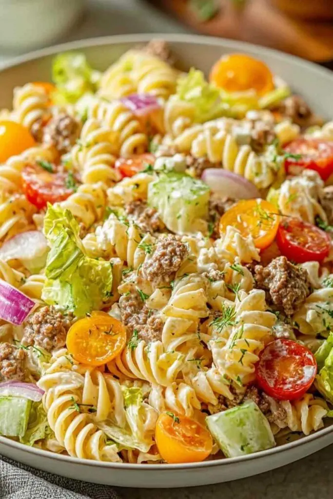 Big Mac Nudelsalat Rezept