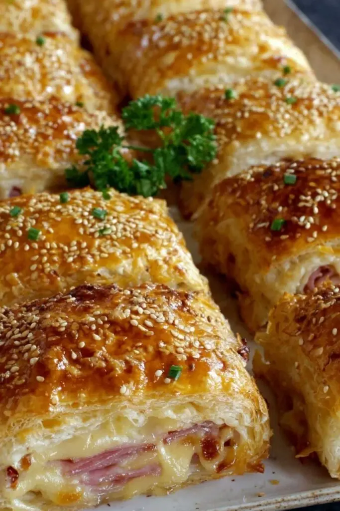 Blätterteig Schinken Käse Rezept