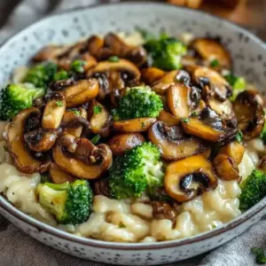 Brokkoli-Champignon-Pfanne