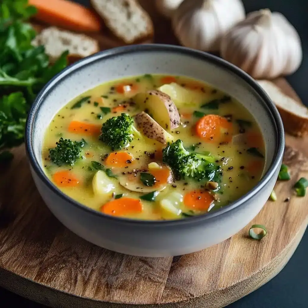 Brokkoli Lauch Suppe Kurkuma Rezept