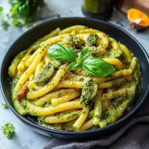 Brokkoli Schupfnudeln mit Pesto Sahnesoße