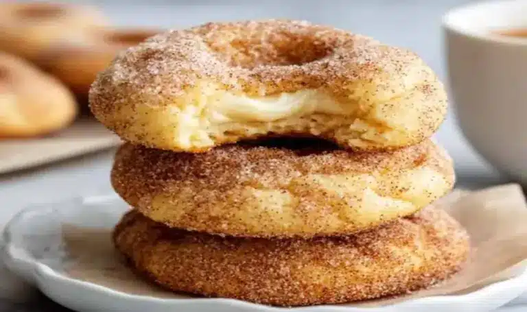 Churro Cheesecake Cookies mit cremiger Füllung
