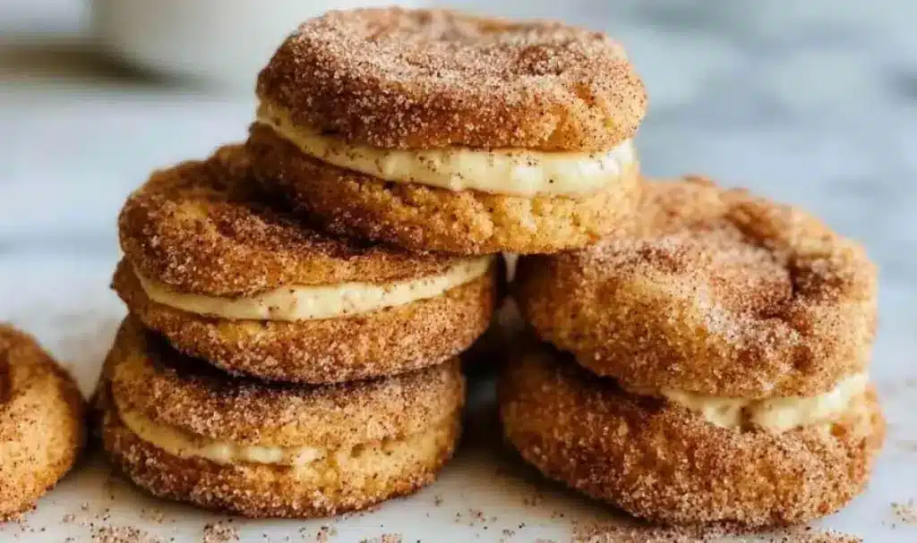 Knusprige Churro-Kekse mit Käsekuchen-Füllung