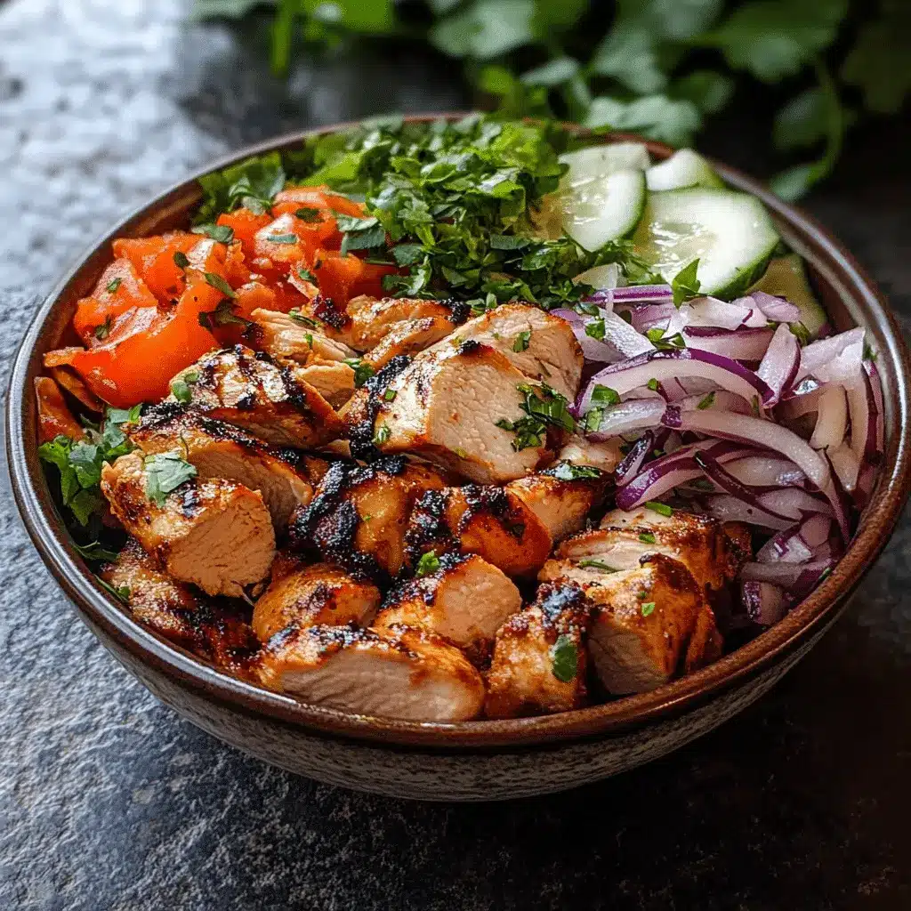 Döner-Bowl mit Hähnchen