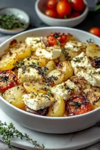 Feta Kartoffeln Ofengemüse: Einfaches Rezept