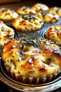 Focaccia-Muffins: Einfaches Rezept