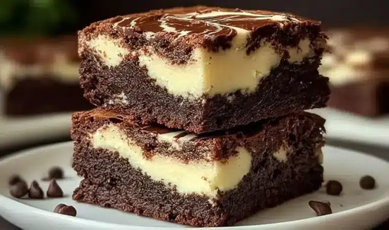 Frischkäse Brownies – 5 Zutaten Rezept
