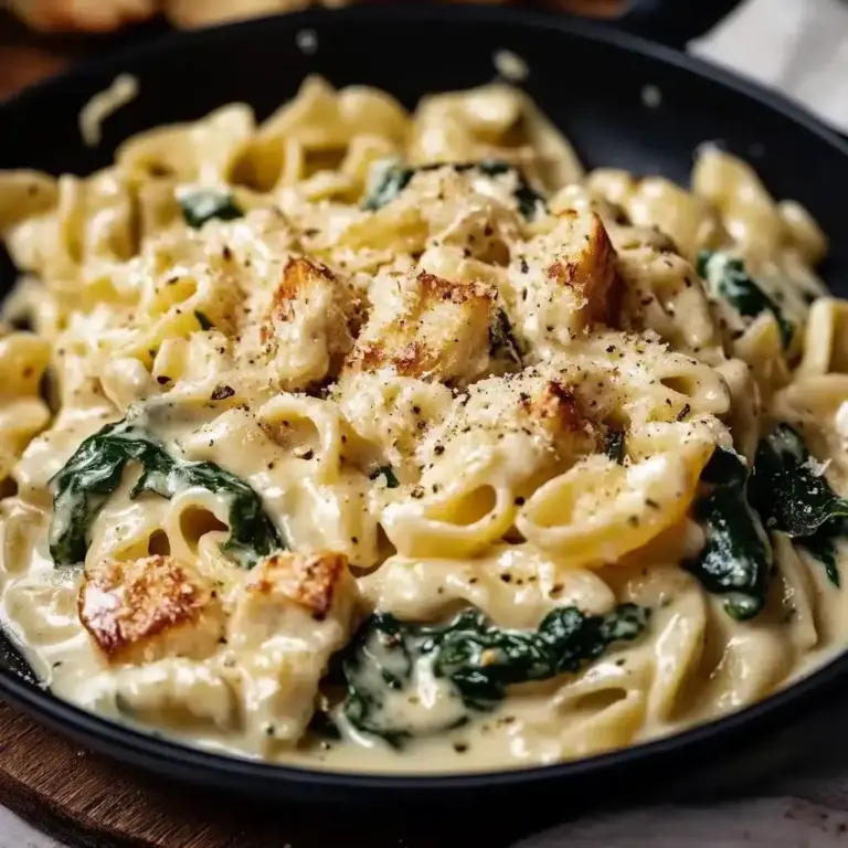 Frischkäse Spinat Hähnchen Pasta: Ein Unglaublich Essenzielles Rezept für 4 Personen