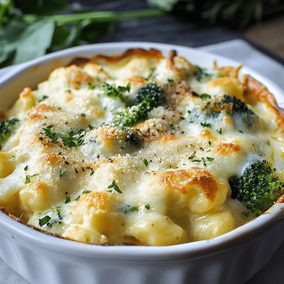 Cremige Gnocchi Brokkoli-Auflauf