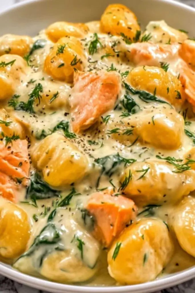 Gnocchi mit Räucherlachs