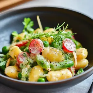 Gnocchi mit grünem Spargel