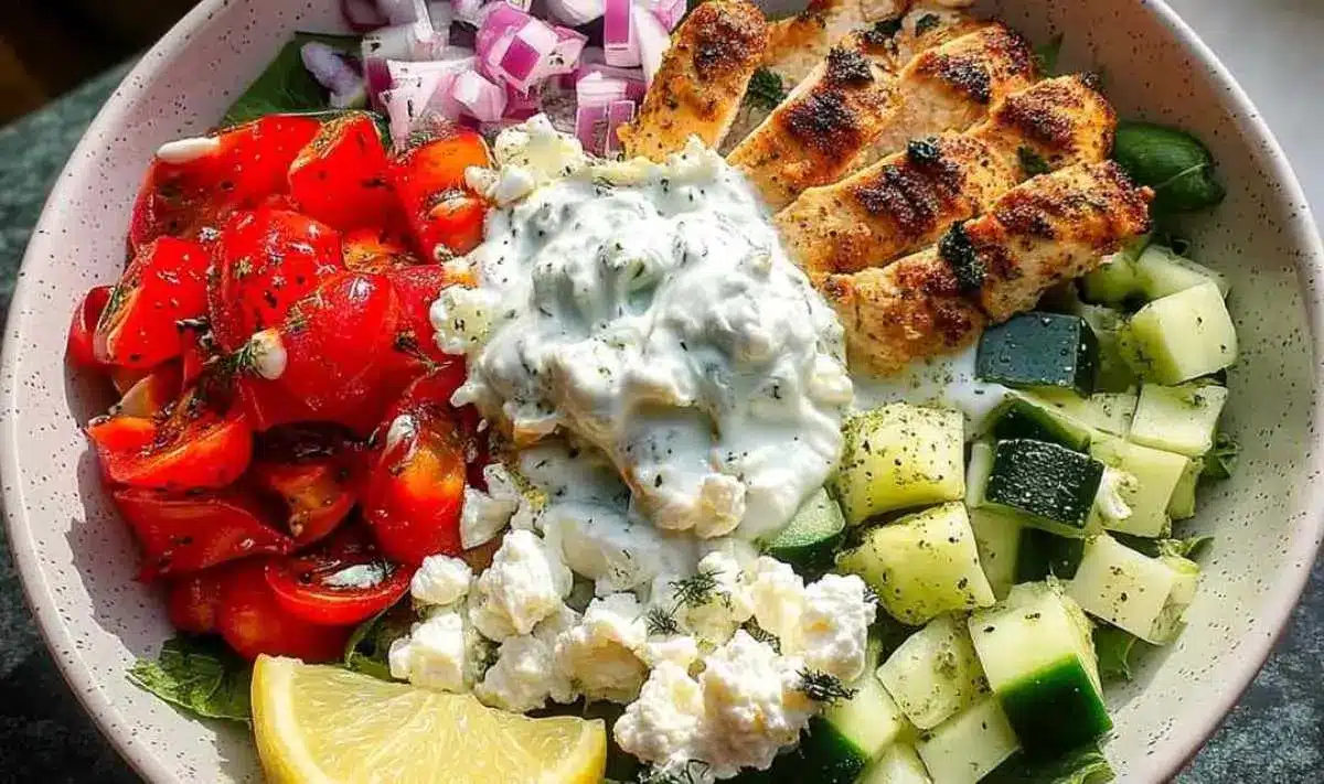 GriechischeHahnchenBowlRezept