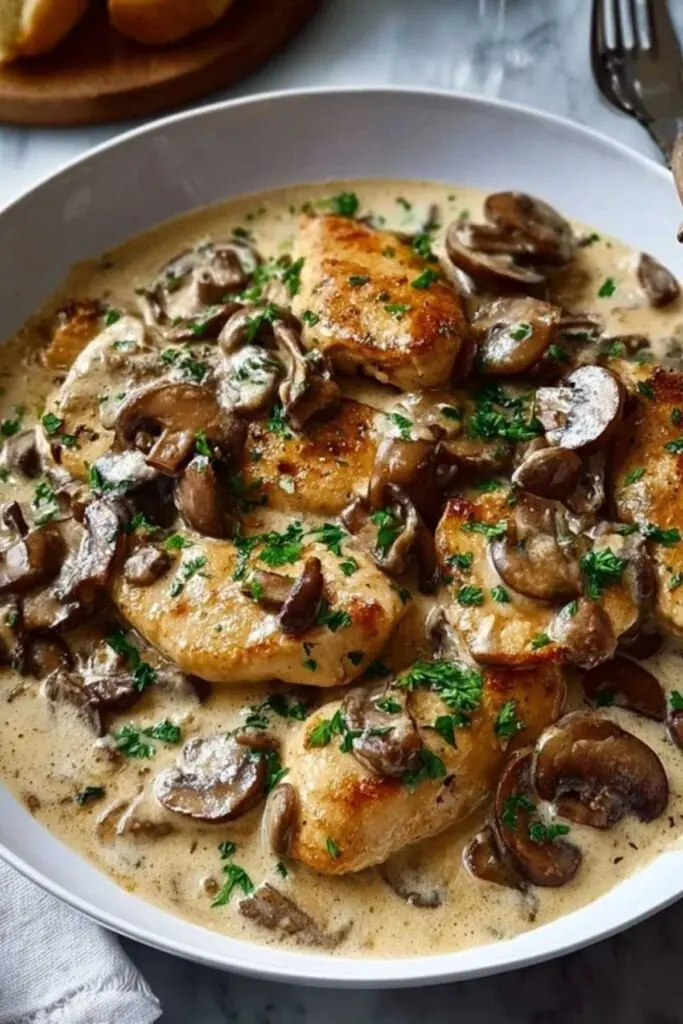 Hähnchen Pilzpfanne Rezept