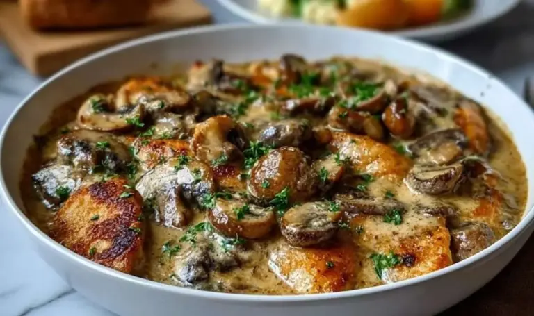 Hähnchen-Pilzpfanne – Schnelles Abendessen Rezept