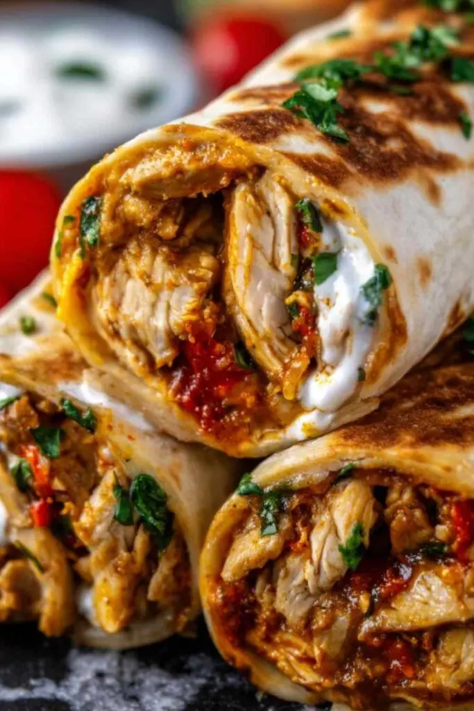 Hähnchen Wraps Airfryer