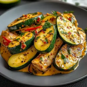 Paprika-Zucchini-Sahne-Hähnchen