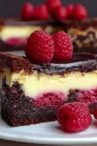Himbeer-Brownie-Cheesecake Rezept – Unwiderstehlich & Einfach