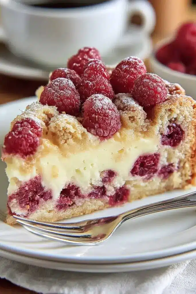 Himbeer Käsekuchen mit Streuseln