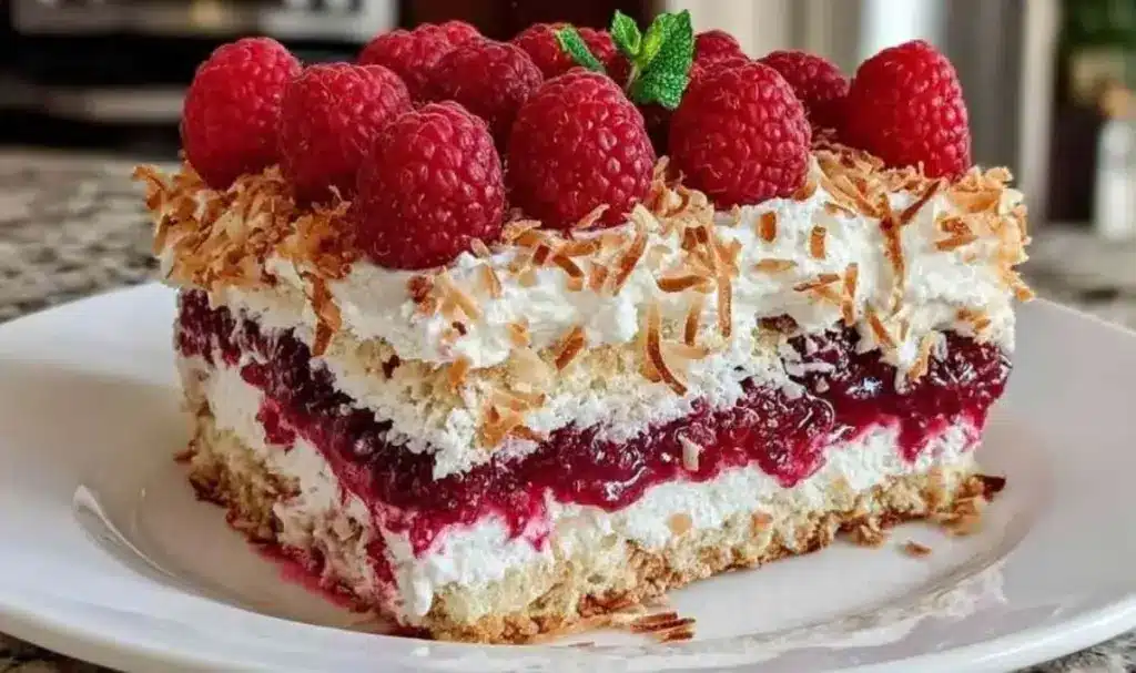 Himbeer-Kokos-Traum rezept mit Mascarpone – Einfaches No-Bake Rezept