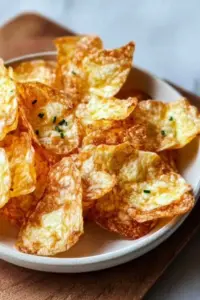 Knusprige Hüttenkäse-Chips