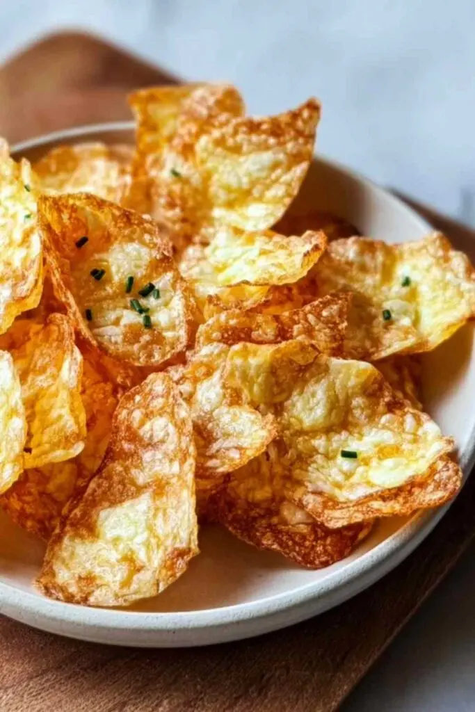 Knusprige Hüttenkäse-Chips - Proteinreicher Gesunder Snack 2 Hüttenkäse Chips Rezept
