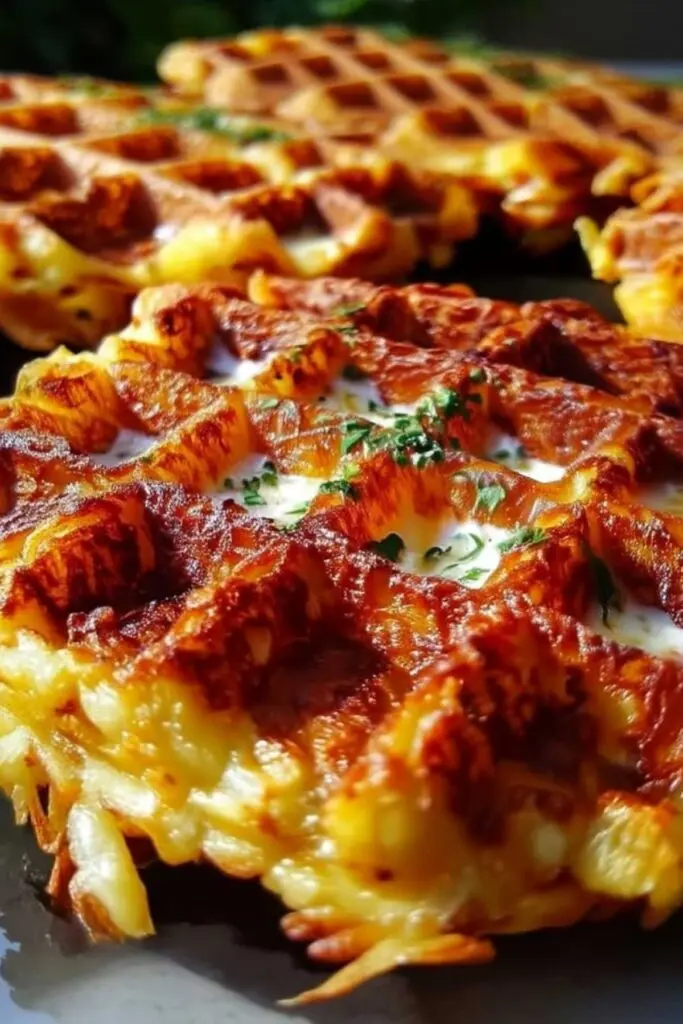Kartoffel Käse Waffeln Rezept