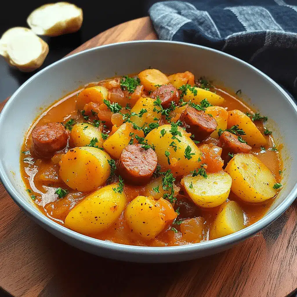 Kartoffelgulasch mit Würstchen 2 Kartoffelgulasch mit Würstchen Rezept