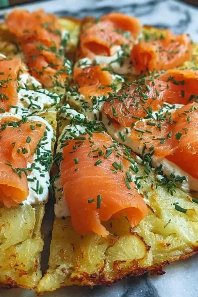Kartoffelpizza Lachs Rezept