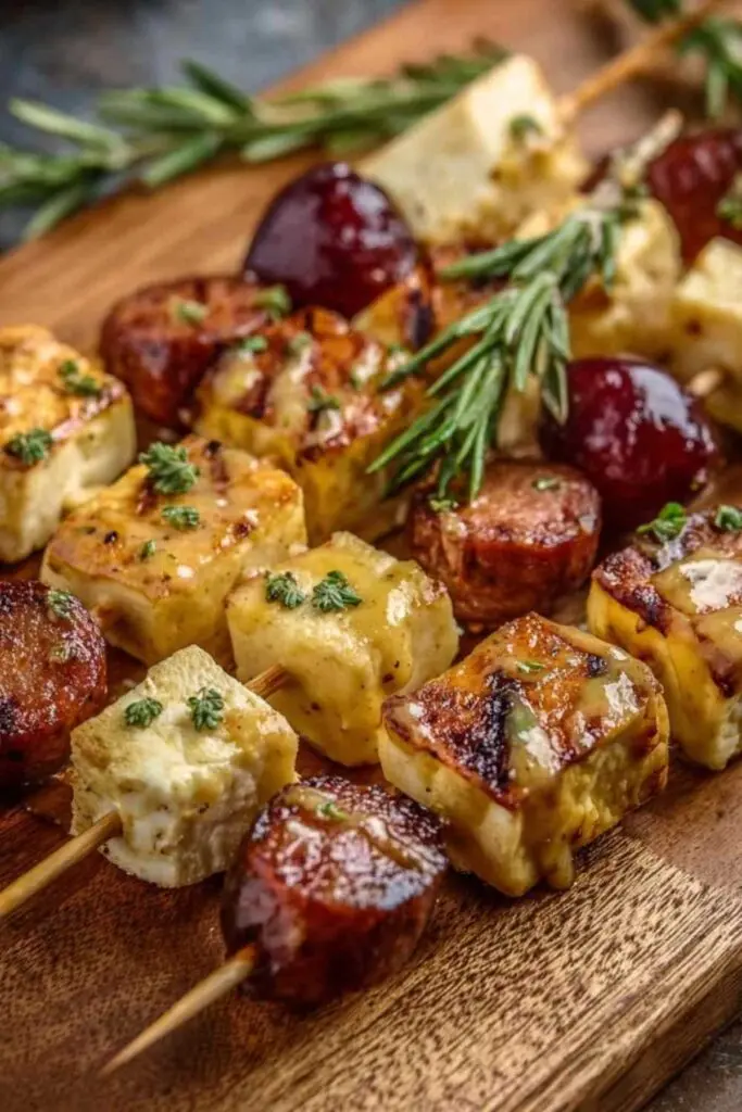 Käse Wurst Spieße Rezept