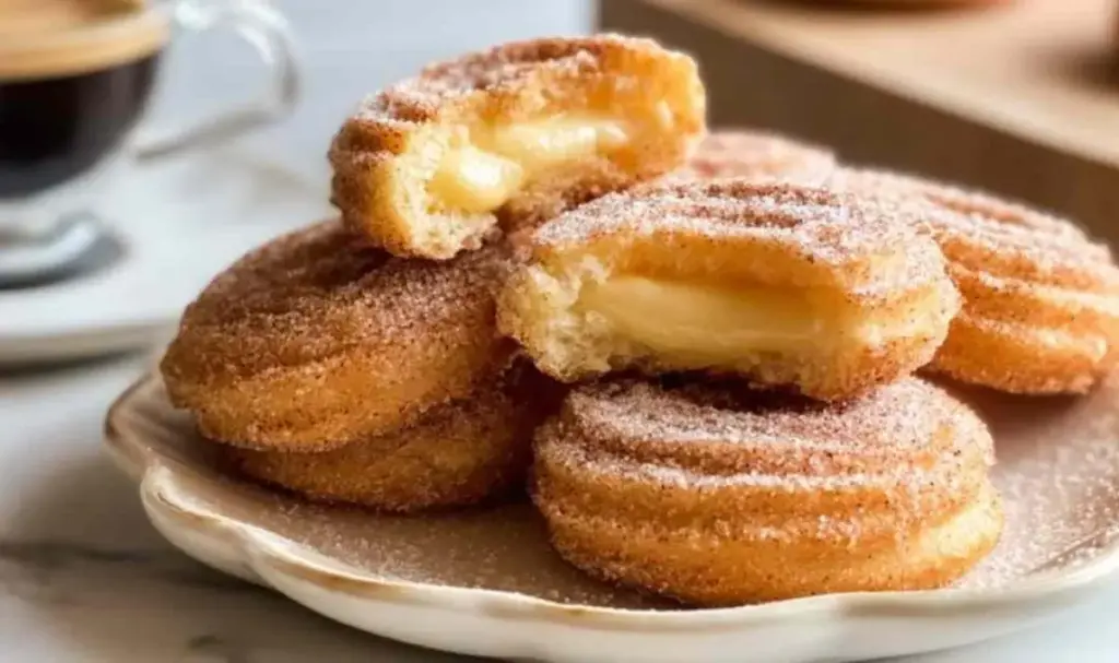 Käsekuchen-gefüllte Churro-Kekse