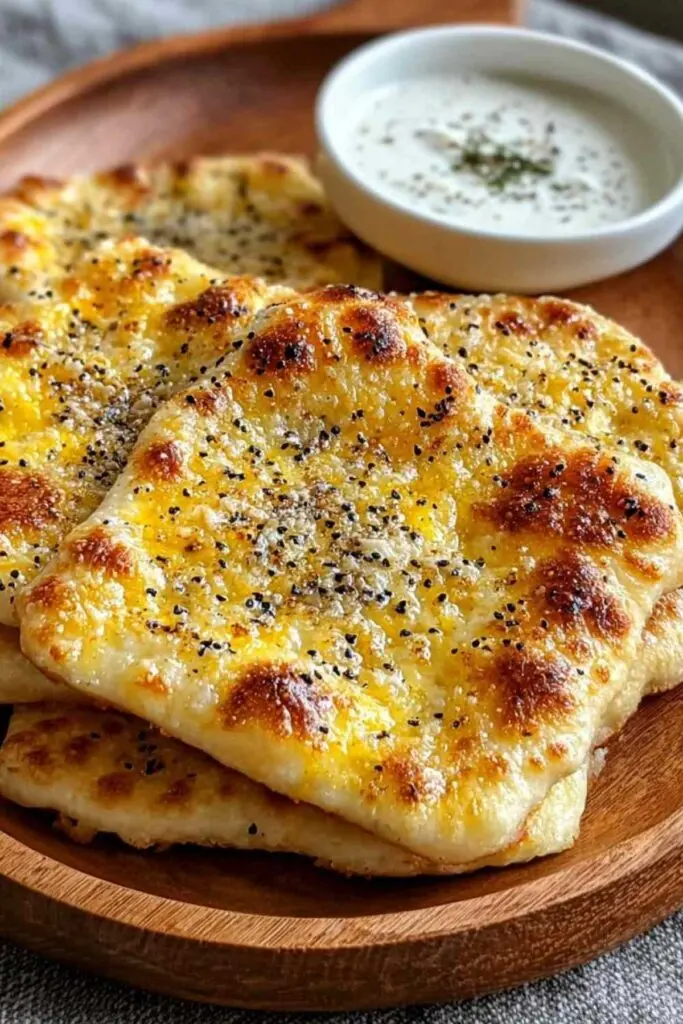Keto Hüttenkäse Fladenbrot Rezept