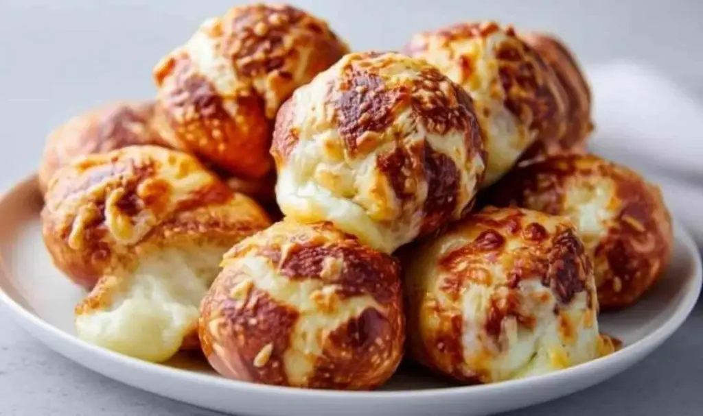 Knoblauch-Käse-Brezelbällchen – Herzhafter Snack
