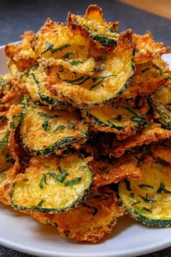 Knoblauch Zucchini Chips Rezept