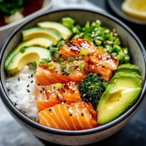 Knusprige Lachs Bowls
