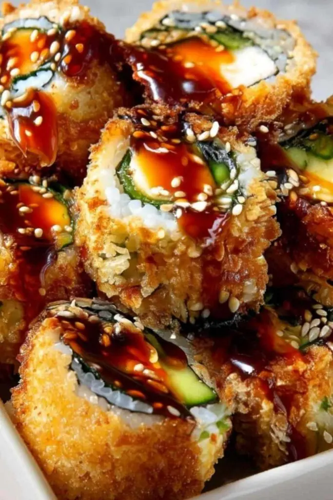 Knusprige Sushi Rollen Rezept