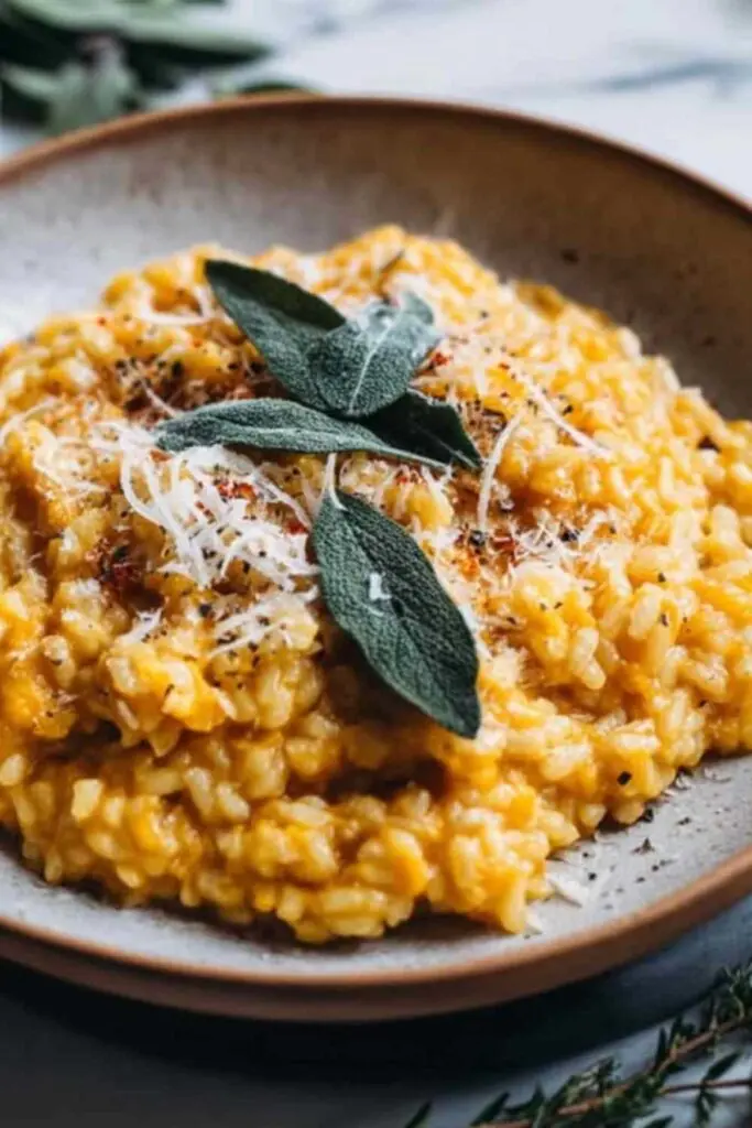 Kürbis Risotto Rezept