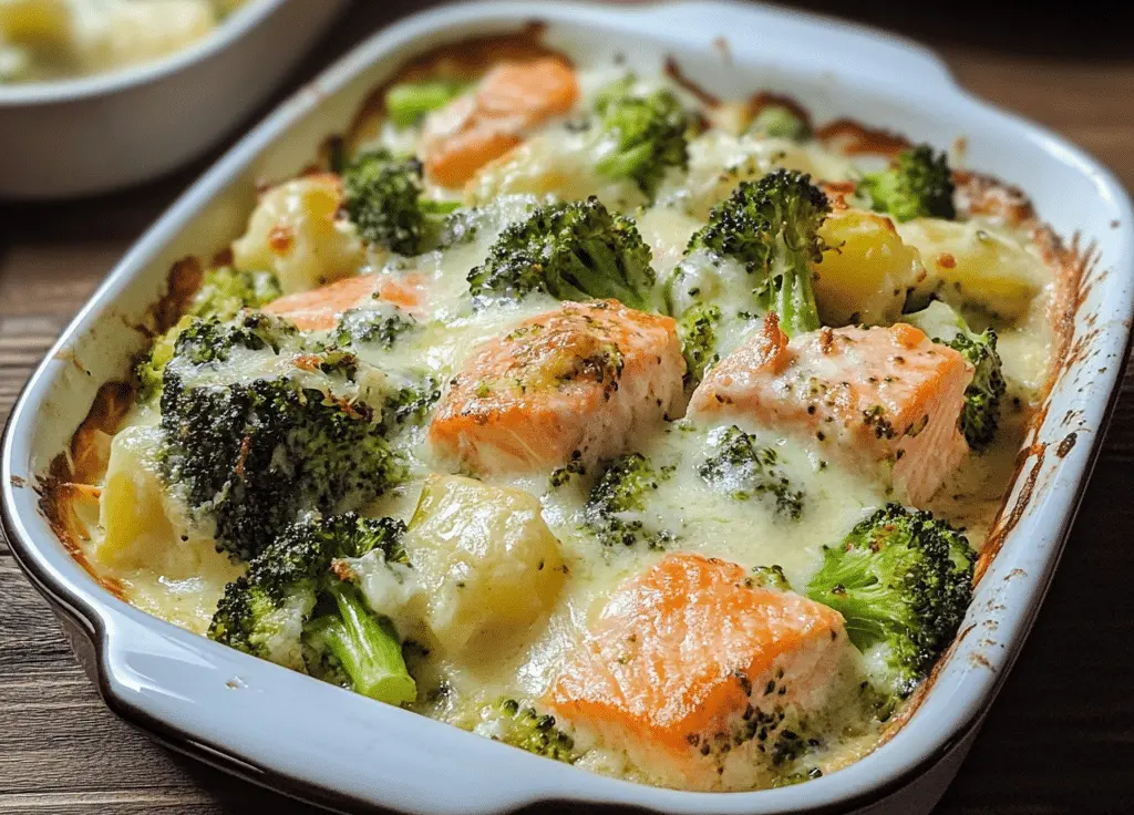 Lachs-Brokkoli-Gratin 2 Lachs Brokkoli Gratin Rezept