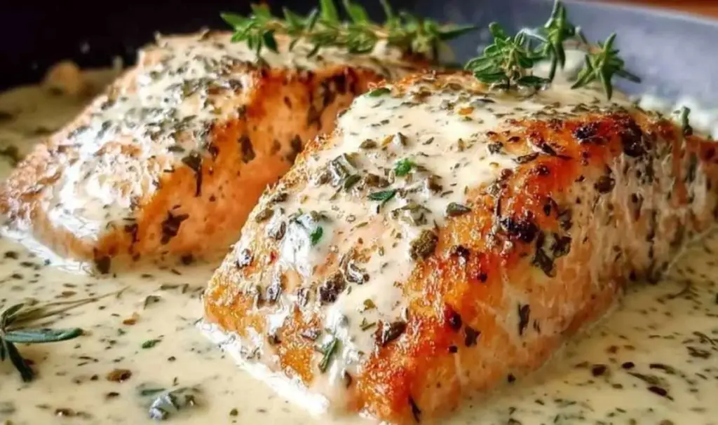 Cremiges Lachsfilet aus dem Ofen – High Protein Rezept
